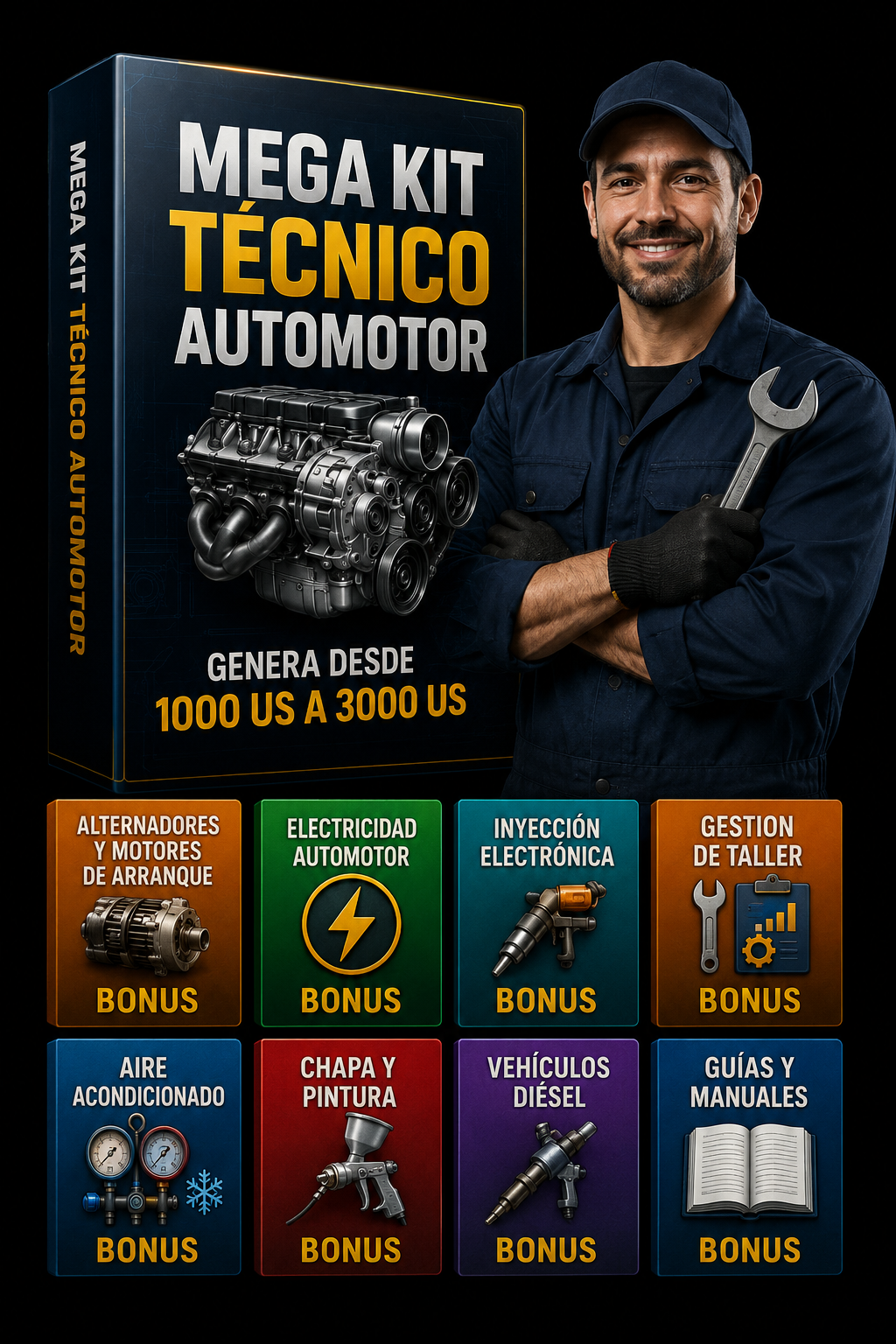 Mega Kit Técnico Automotor