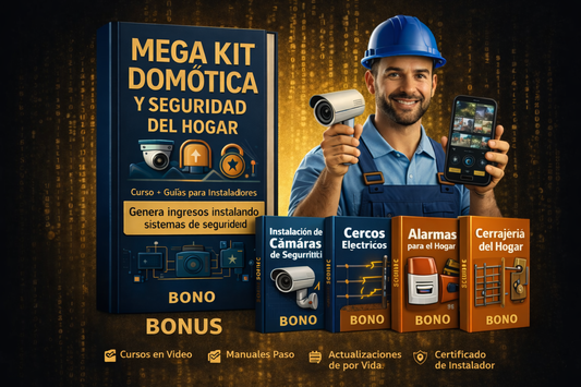 Mega kit domotica y seguridad del hogar
